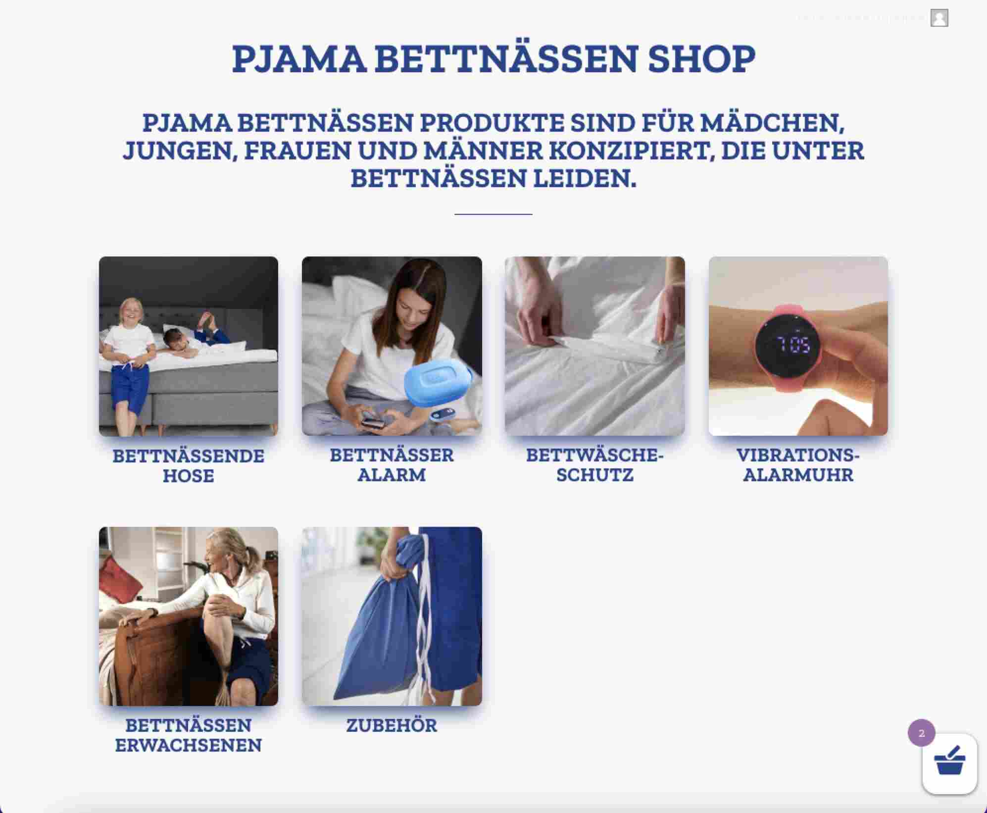 Pjama Bettnässen Shop